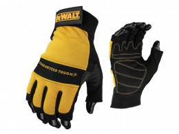 DeWALT Fingerless Synthetic Padded Leather Palm Gloves £12.99